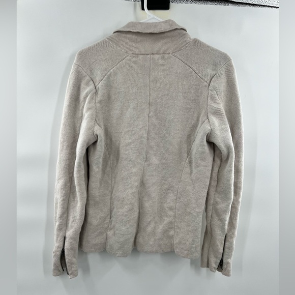 Eileen fisher grey button front sweater size M cardigan - Picture 8 of 8